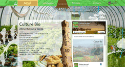 Desktop Screenshot of culture-bio-monde.com